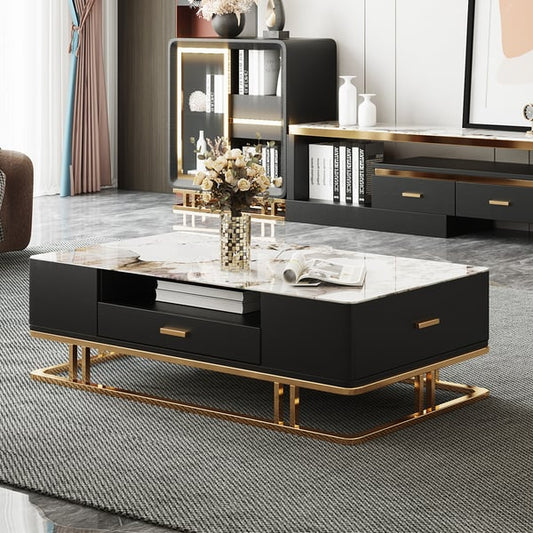 Designer Rectangular Centre Table With 3 Drawers