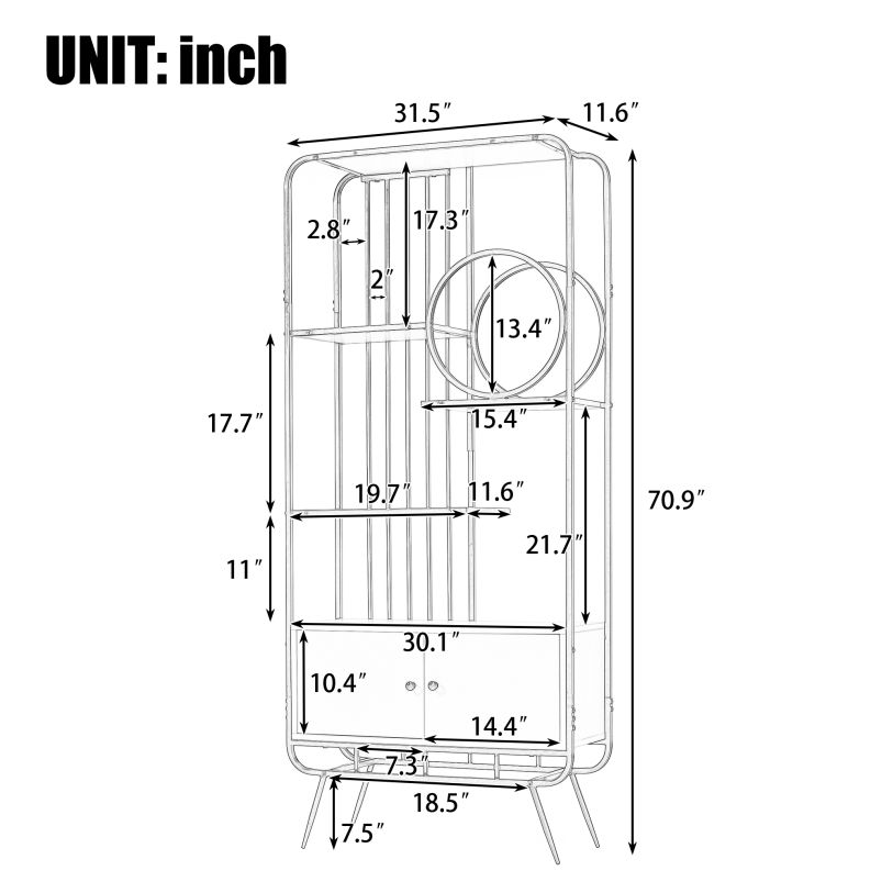 Office Shelf Large Open Bookshelves