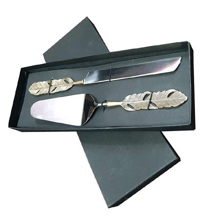 Leaf Handle Cake Server