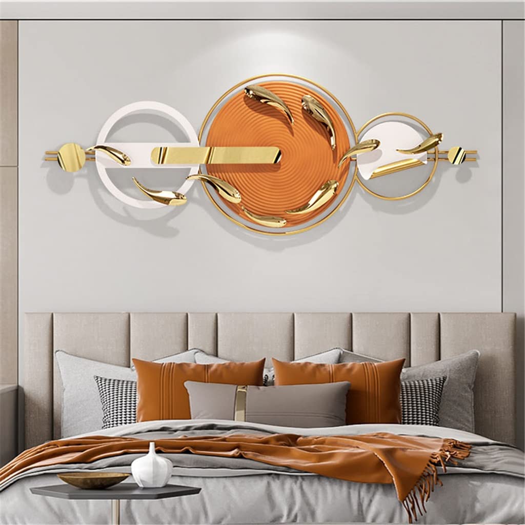 Novelty Creative 3D Overlapping Design Imported Fish Pattern Wall Decor (150cms × 60cms)