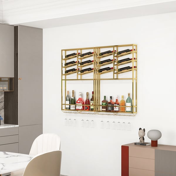 Exclusive Wall Mounted Wine Rack | Stylish and Functional Storage Solution