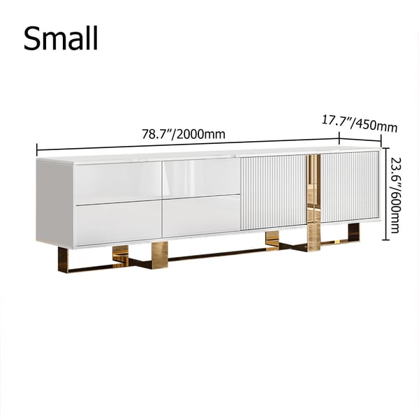 Luxurious TV Unit With Storage