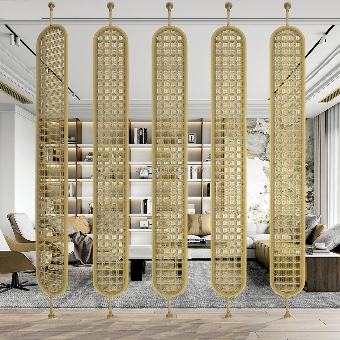 Capsole Metal Partition With Jali ( 8 feet × 3.5 feet )