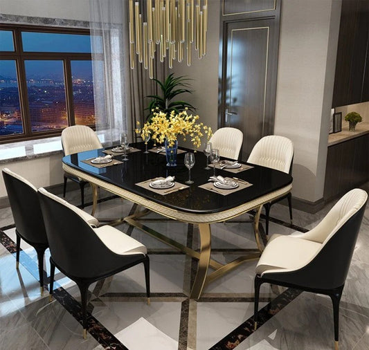 Dinning Table With Marble Top