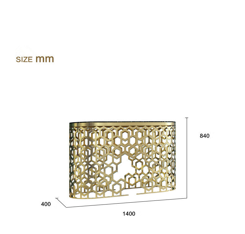 Etching Console Table