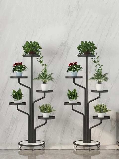 Metal Planter With 5 shelves