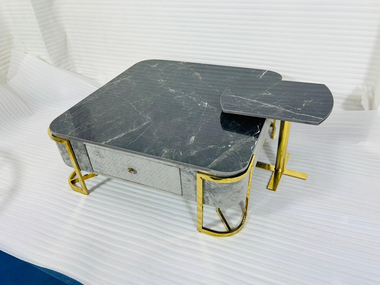 Modern Square Centre Table With Side Table