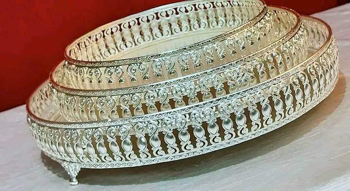 German Silver Platter( set of 3), (25 sets)