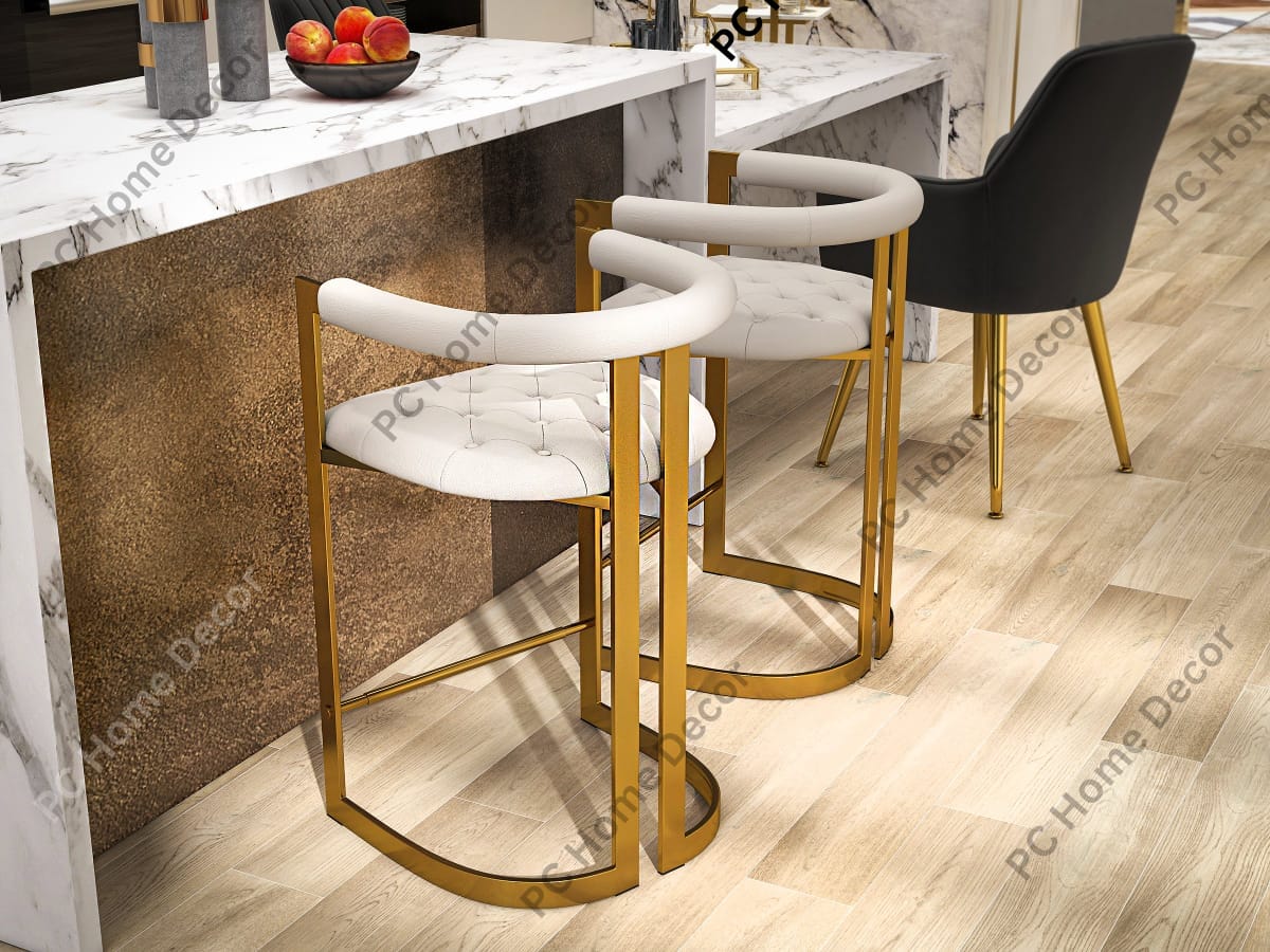 Exclusive Half Round Bar Chairs (Set of 2)