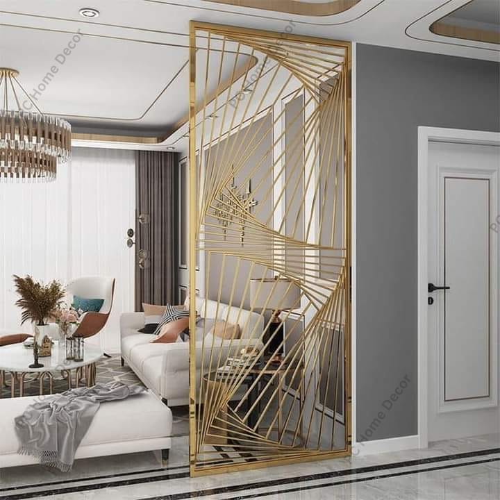 Zig Zag Pattern Metal Partition