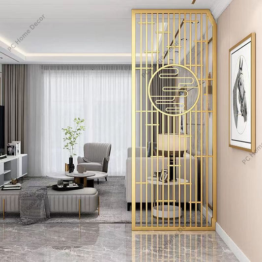 Metal Partition With Laser Cut For Living Room
