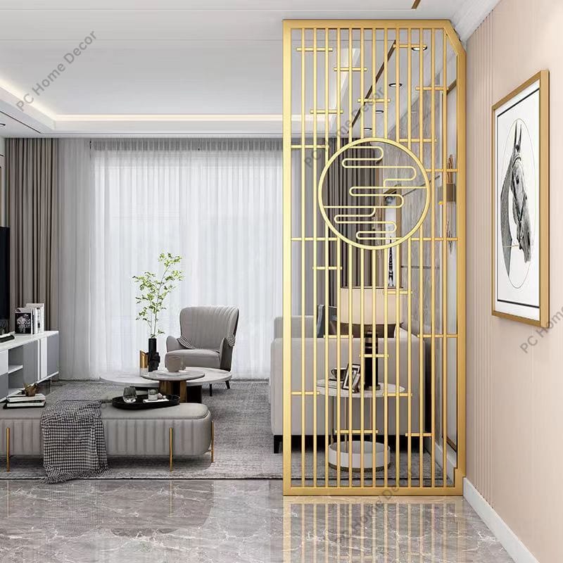Metal Partition With Laser Cut For Living Room