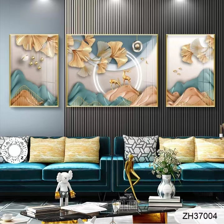 Elephant Enhance Crystal Painting(Set of 3)