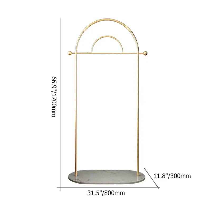 Metal Display Cloth Rack For Boutique