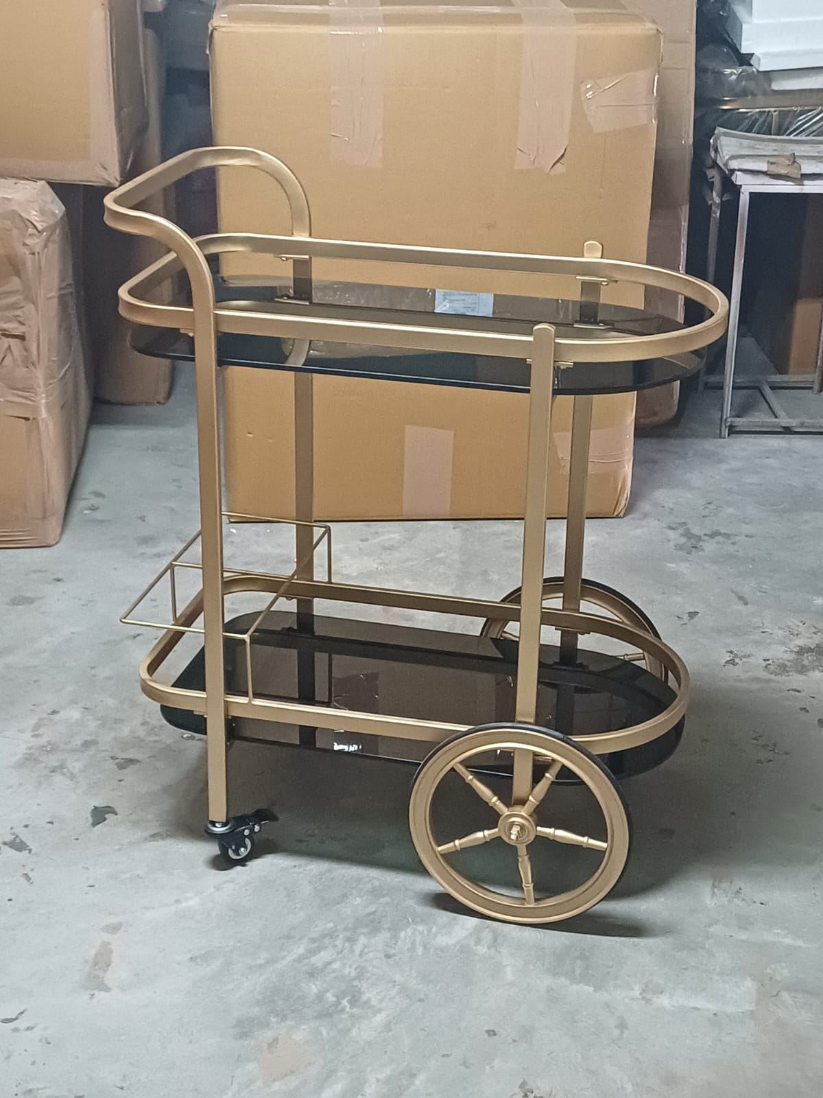 Metal Serving|Bar Trolly