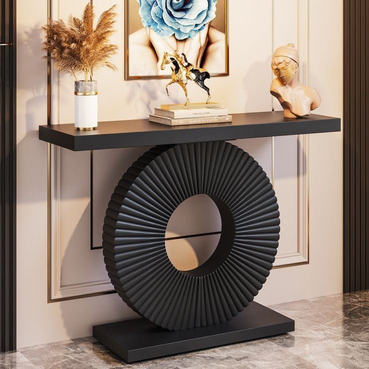 Round Console Table