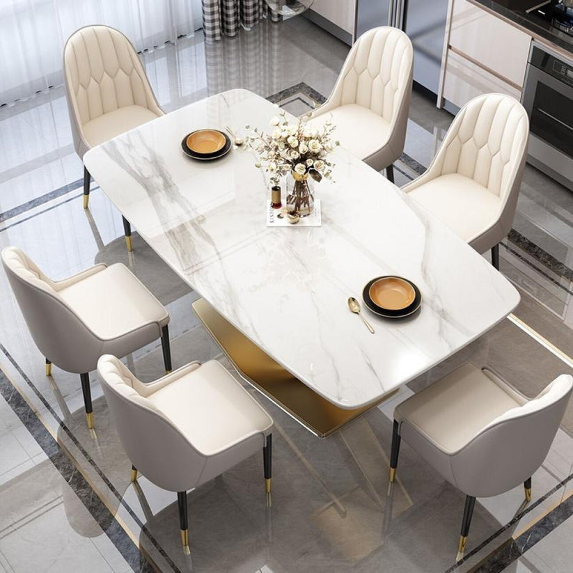 Cross Legs Dining Table 6 Seater