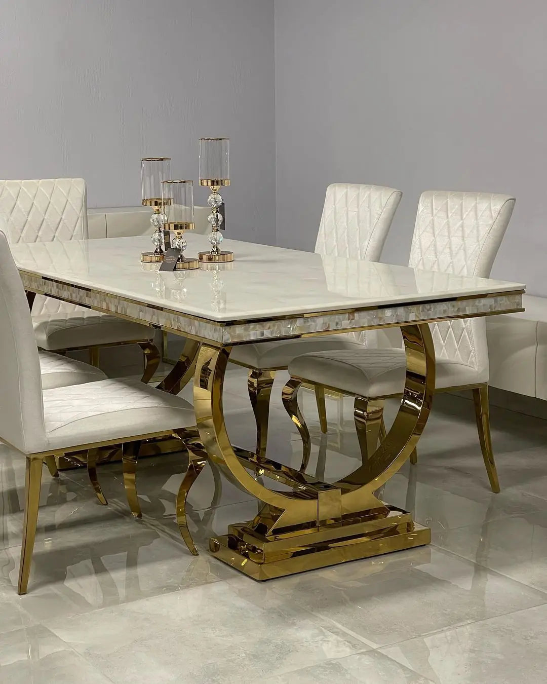 Marble Dinning Table 6 Seater