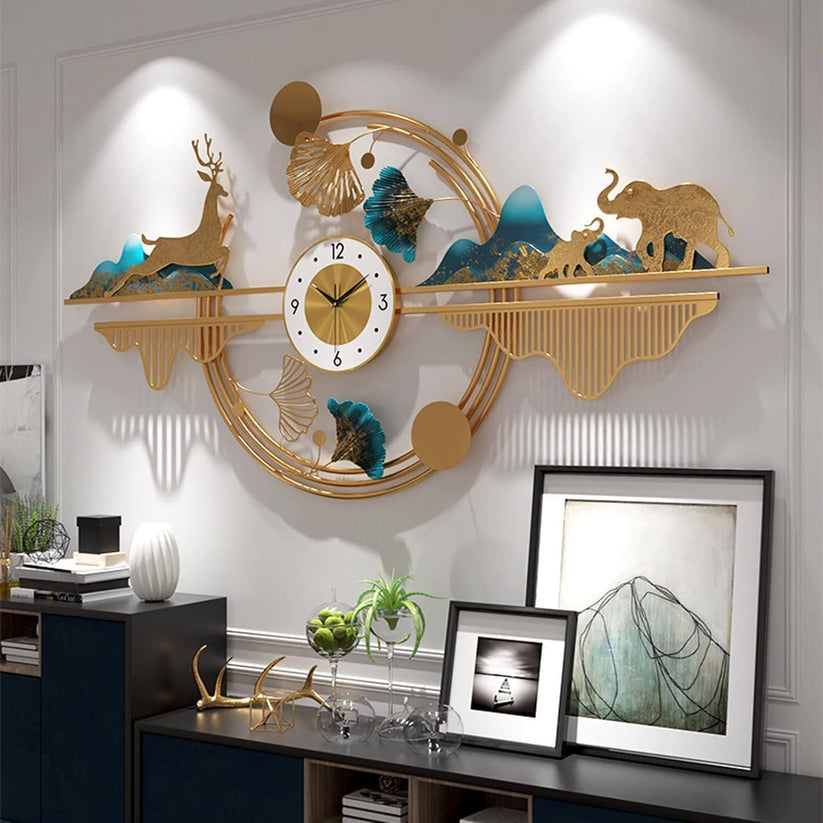 Deer Ring Wall Clock