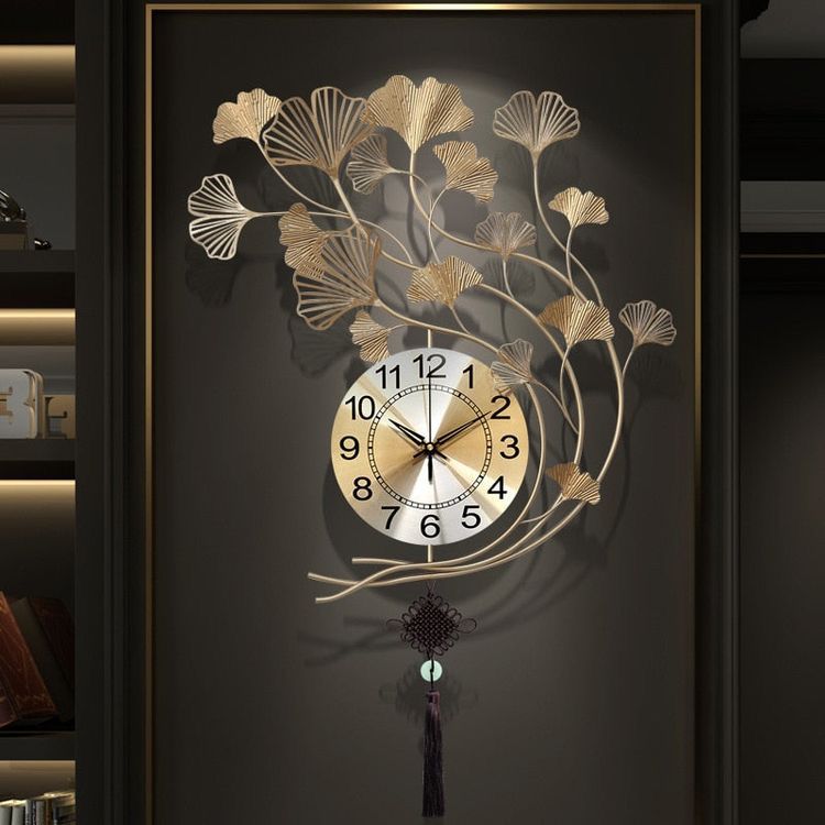 Ginkgo Wall Clock