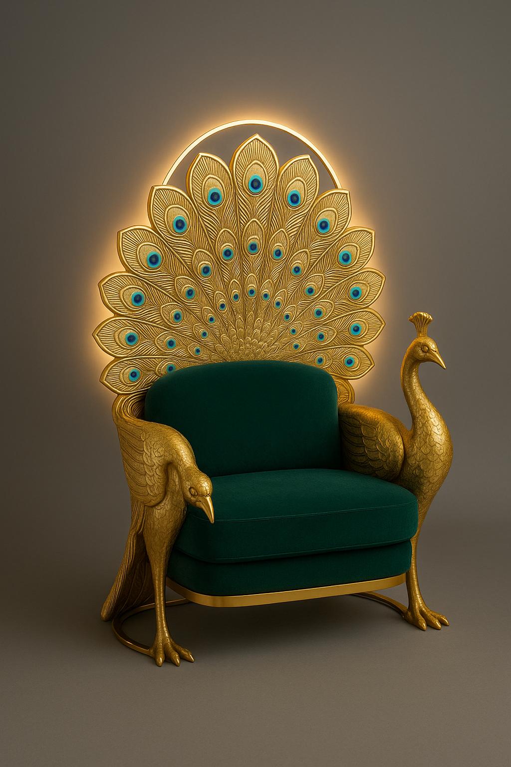 Peacock Throne Lounge Chair - Main Image
