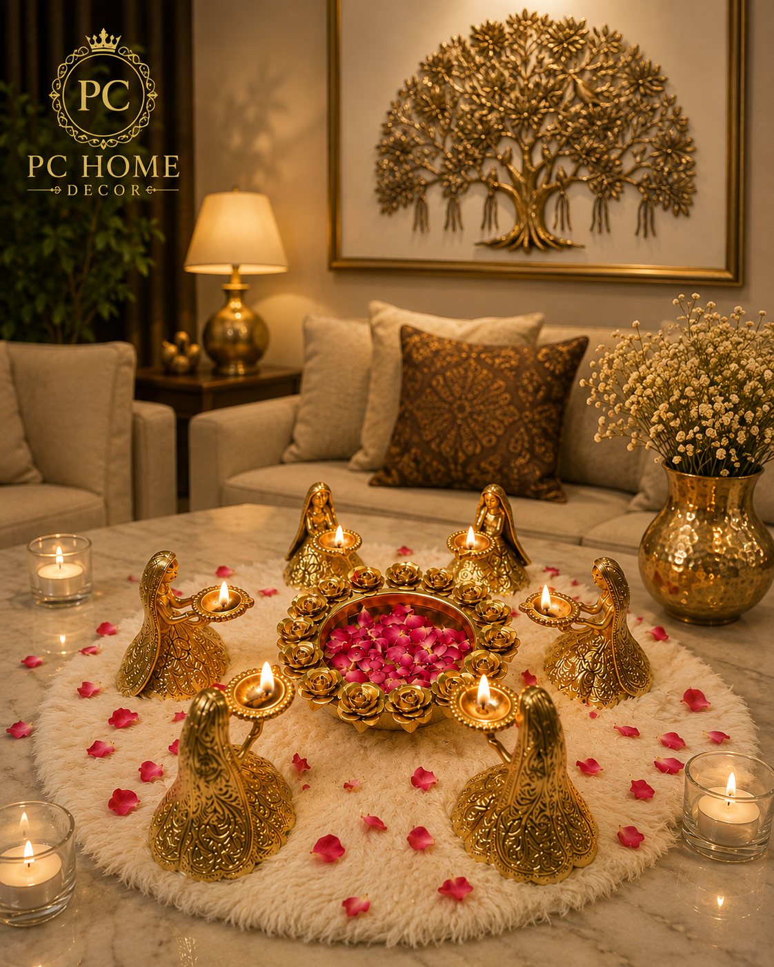 Lady Tlight For Diwali Decoration