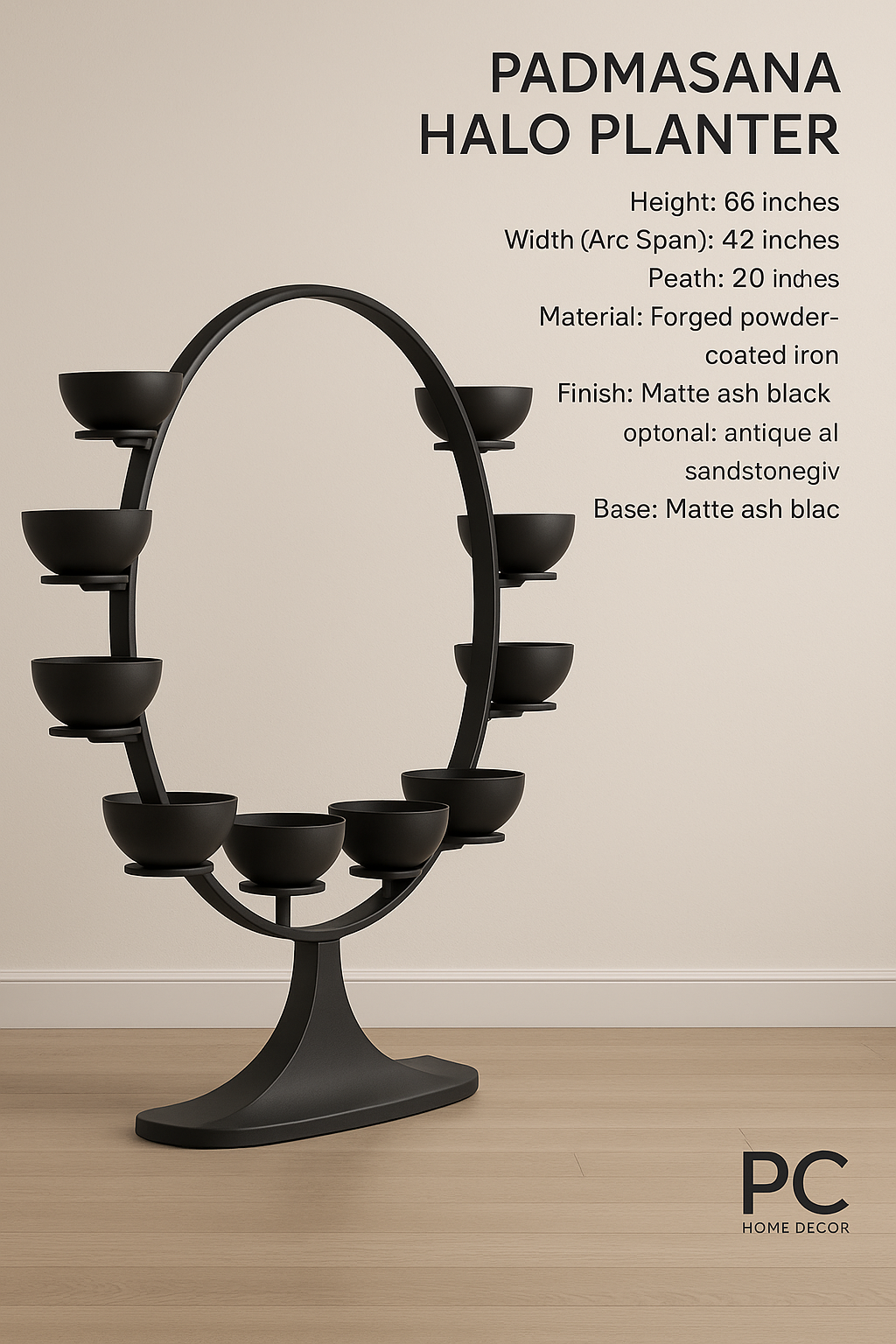 Padmasana Halo Planter