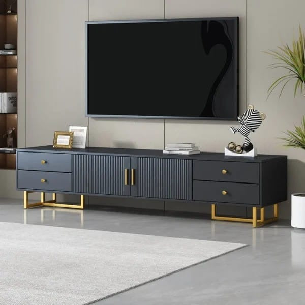 Exclusive Modern TV Unit For Living Room, Gray