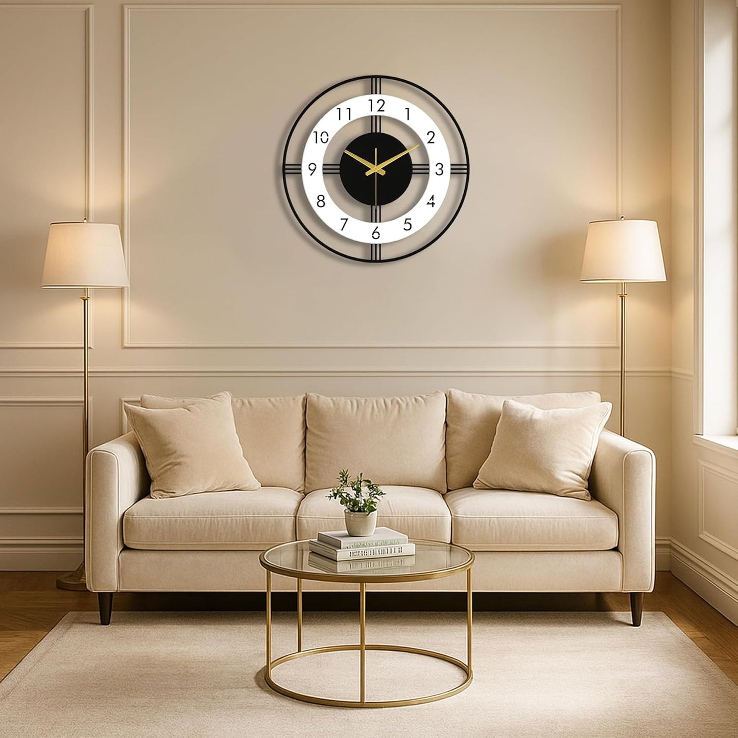 Black Ring Wall Clock