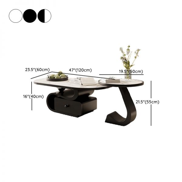 Stainless Steel Centre Table With Drawer