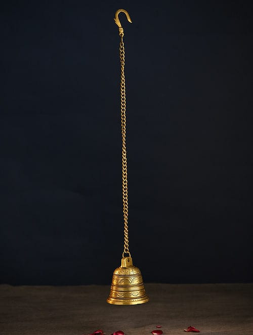 Brass Bell With Chain