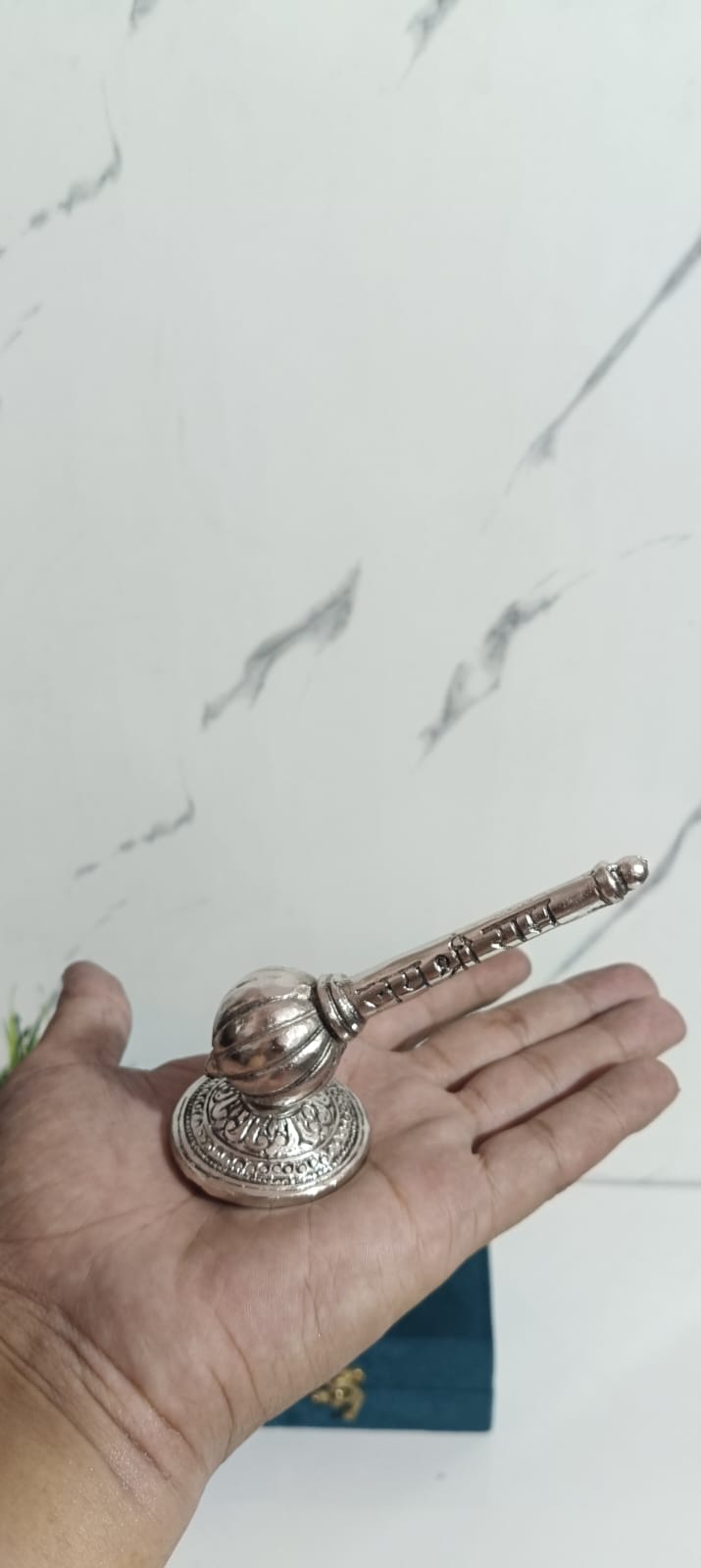 Shree Banjrang Gada With Jai Shree Ram Carving, Set of 10pcs
