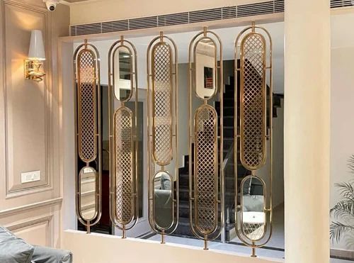 Luxury Partition Panel – PVD Finish (8×1 ft, SS 304)