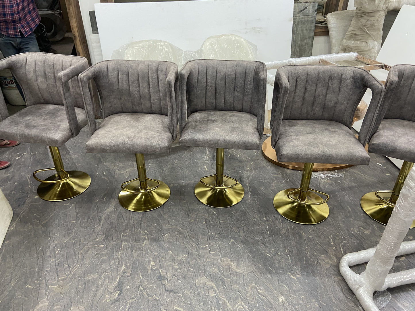 Modern 360° Rotating Chairs (Set of 2)