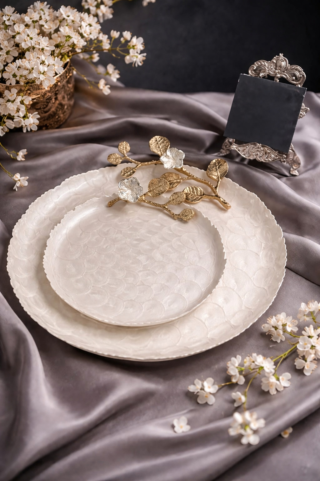Luxury Round Plate Set (Set of 2)