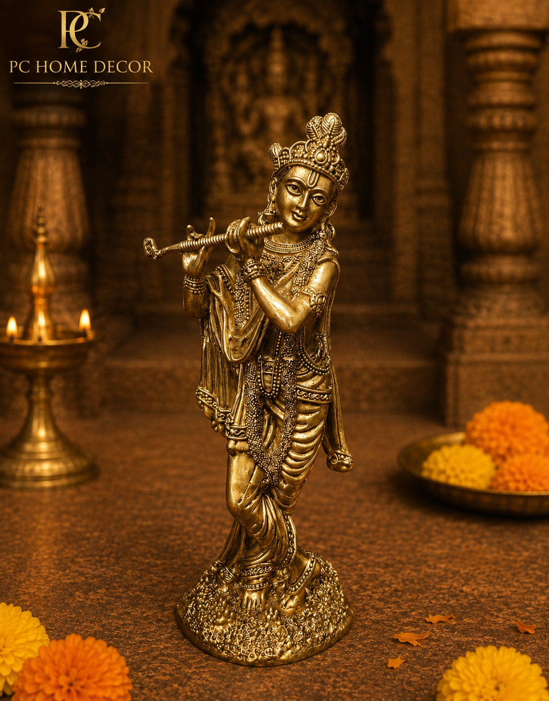 Royal Brass Krishna Ji