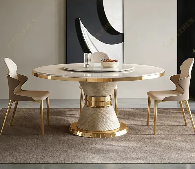 Round Luxury 6 seater Round Dinning Table