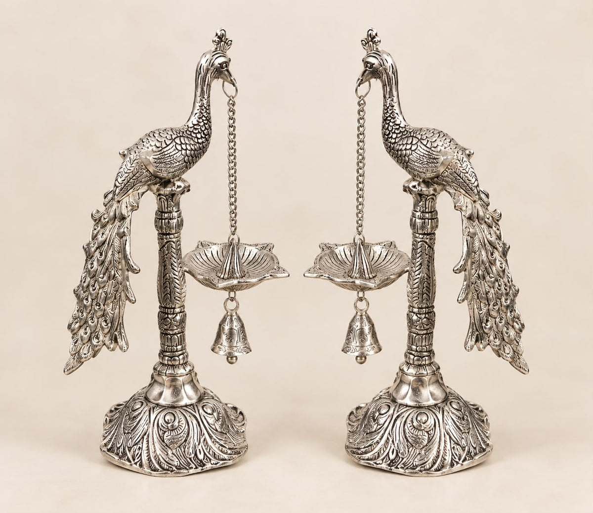 Peacock Samai Pair, Set of 2 pcs