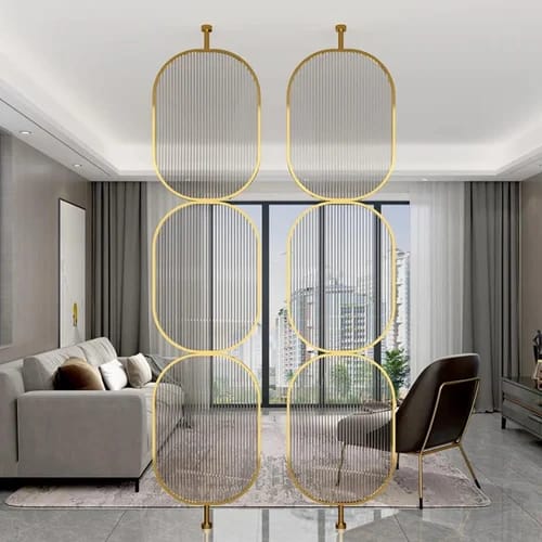 Exclusive PVD Metal Partition For Dividing the Space,Set of 2