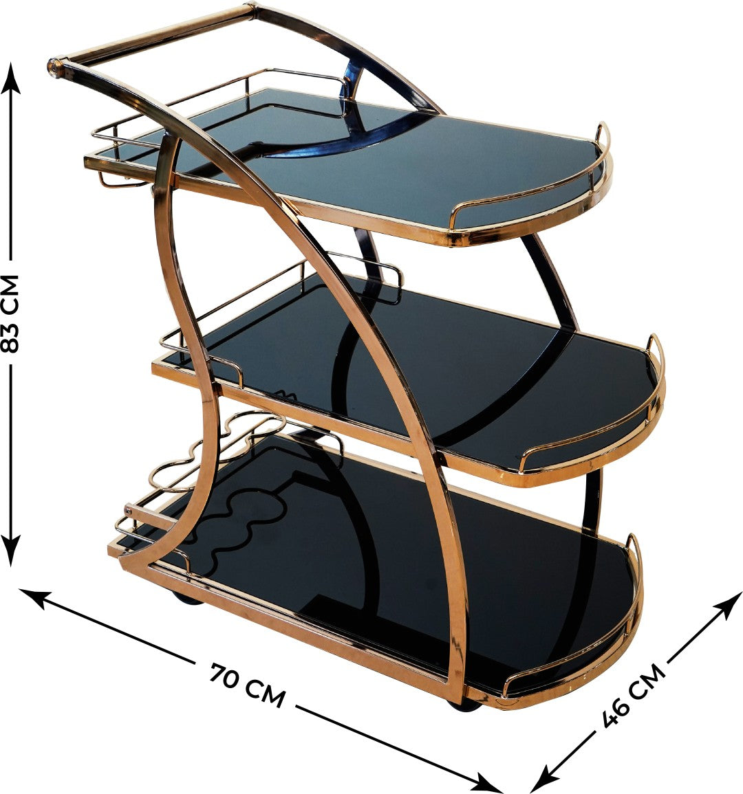 3- Tire Big Bar Trolly