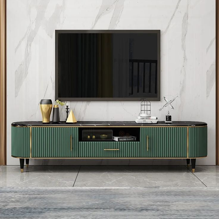 TV Unit | SS TV Cabinet With Side Table and Centre Table Full Combo