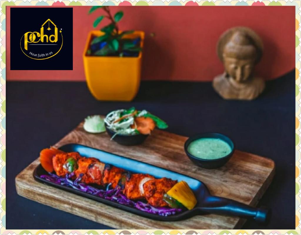 Serve Tikka With Style in Bat Platter for Gourmet Grilling Delights