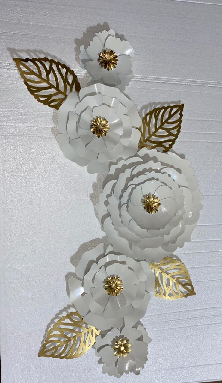 PC Home Decor | Metal Flower Wall Art