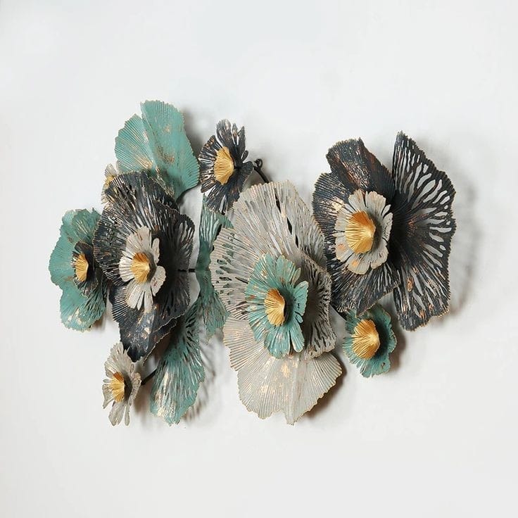 Flower Metal Wall Decor For Living Room