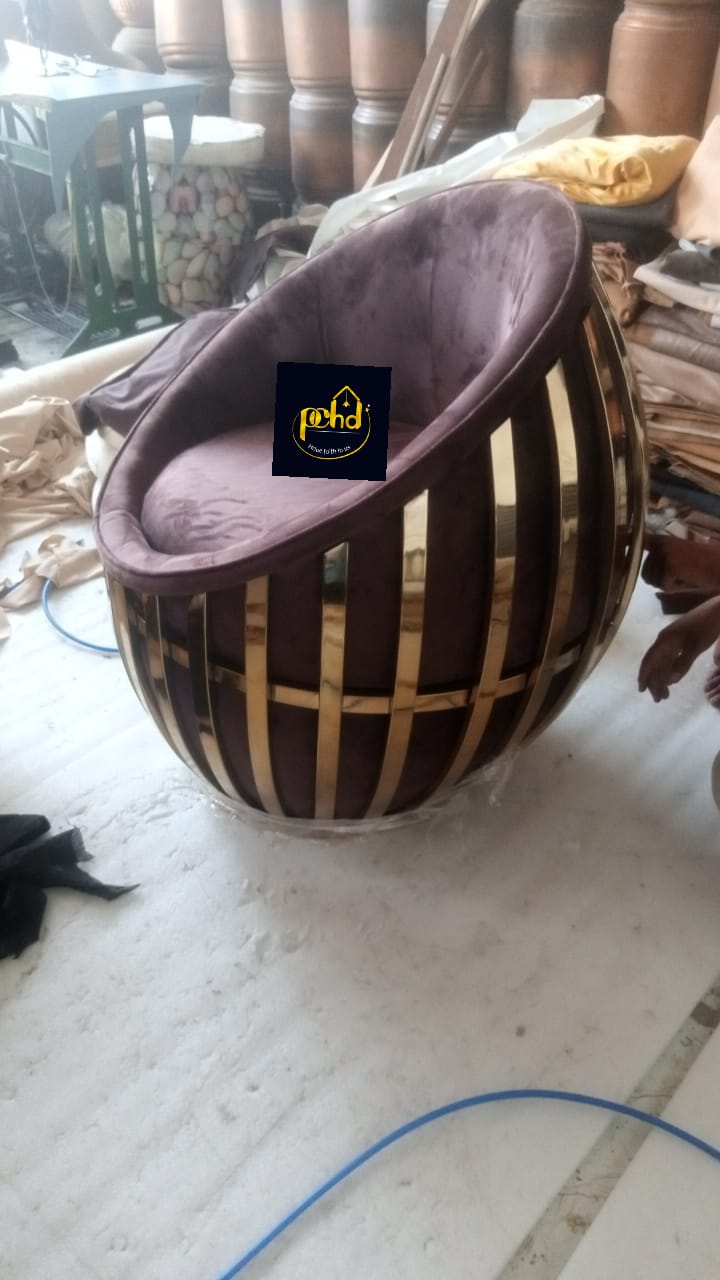 Modern Distinctive Luxury Flannel Fabric Accent Chair | Modern chair | Chair For Living Room