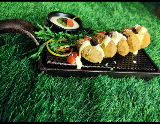 Barbeque Pan With Dip Bowl