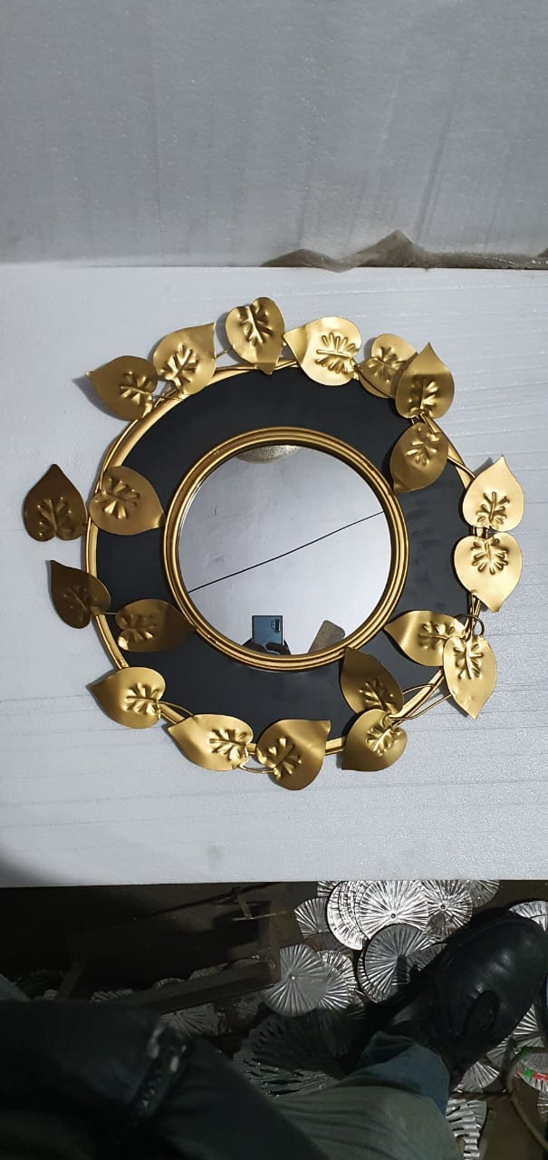 Leaf Metal Wall Mirror