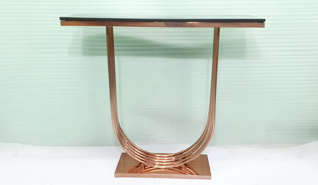 Console Table | Rose Gold