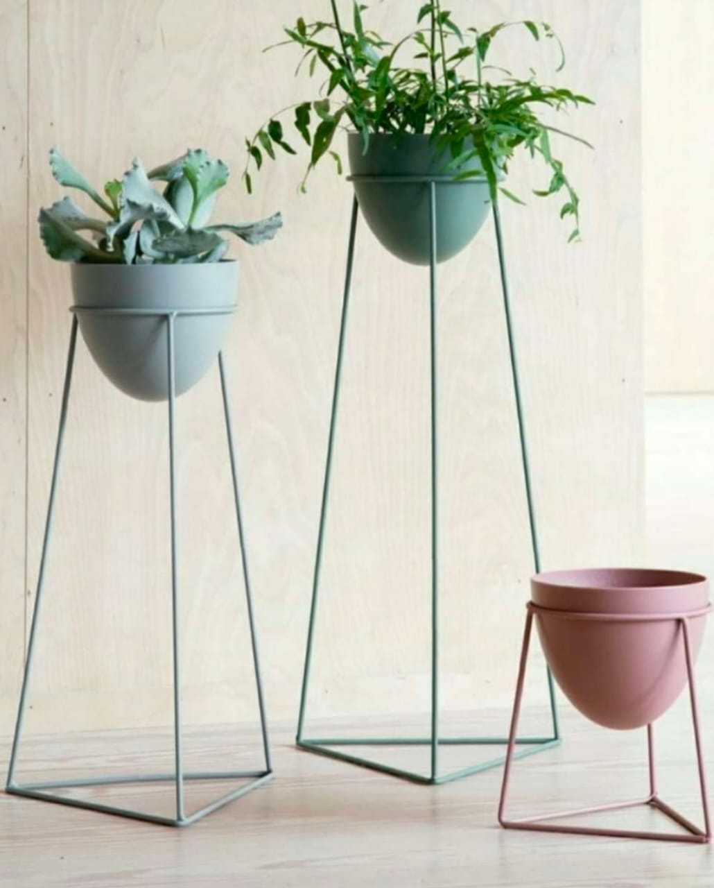 PC Home Decor | Set of 3 Convex Planter Set
