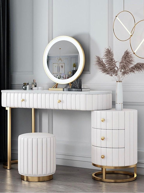 Buy Elegant Dressing Table With Storage,White PC HOME DECOR Buy Elegant Dressing Table With Storage,White PC HOME DECOR